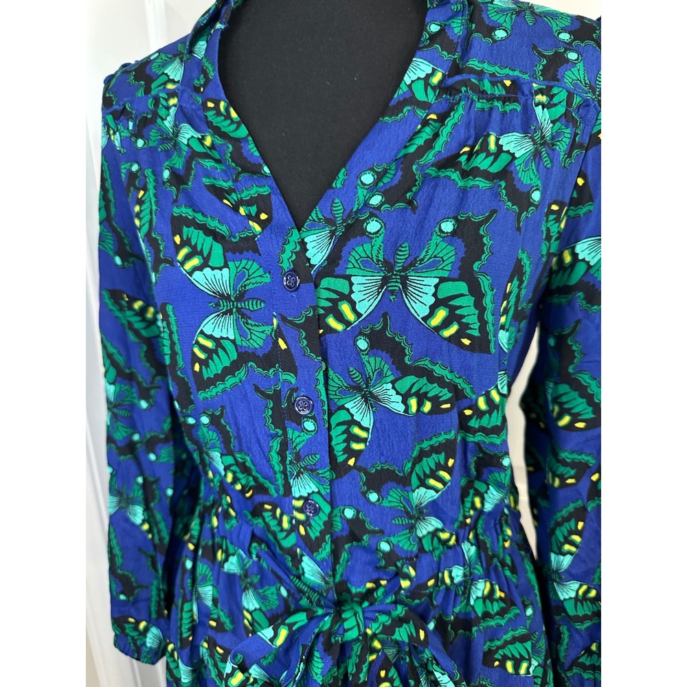 Anthropologie Maeve Pippa butterfly Shirtdress size S new nwt - Picture 4 of 9